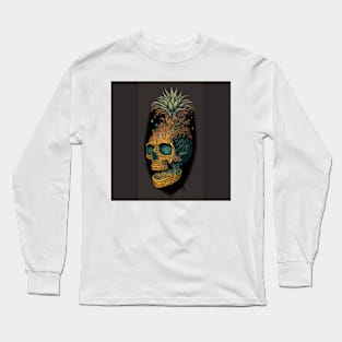 Pineapple Skull Long Sleeve T-Shirt